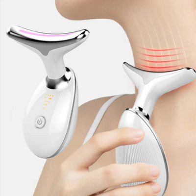 Massageador Facial Com Tecnologia De Luz LED