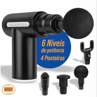 Pistola Massageadora Original Elétrico - Massageador Muscular