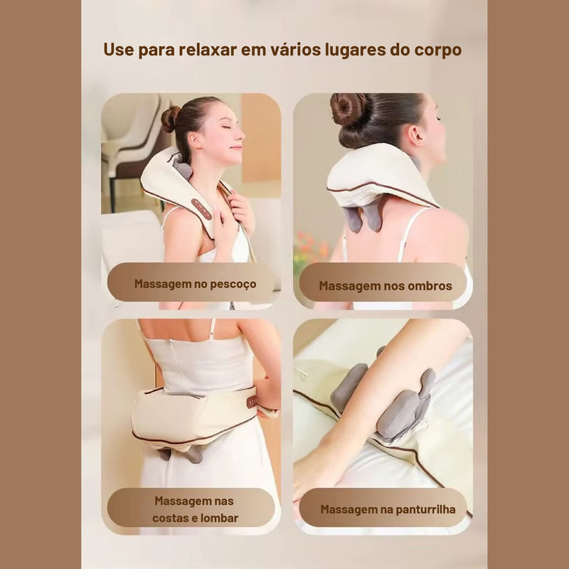 Massageador Elétrico De Pescoço E Ombro