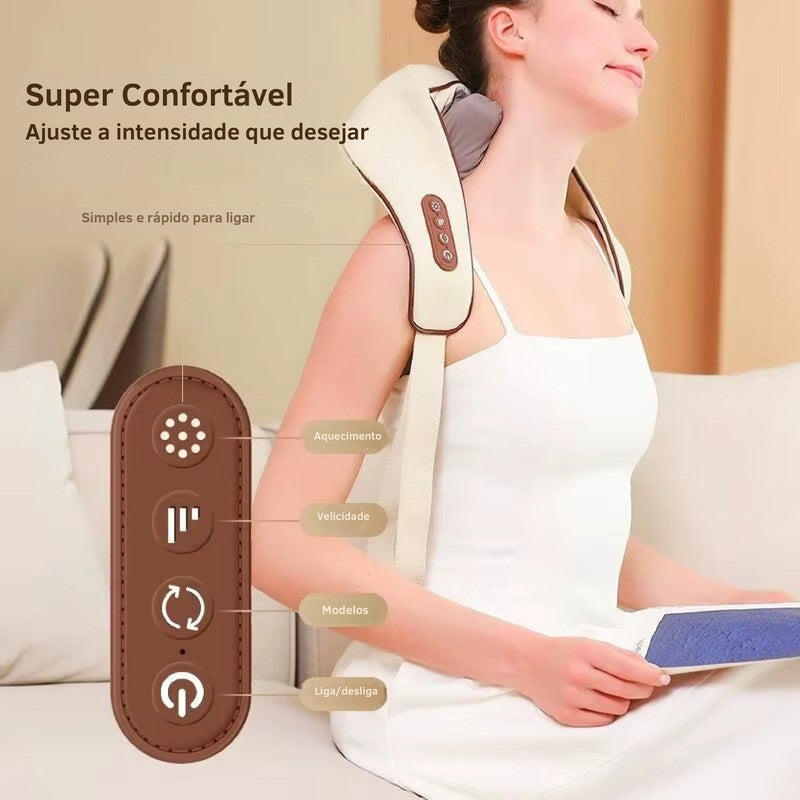 Massageador Elétrico De Pescoço E Ombro